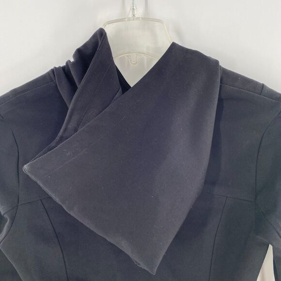 Betabrand Work Hard Play Hard Hooded Asymmetrical Zip Jacket Black Sz S Athletic - Picture 9 of 14